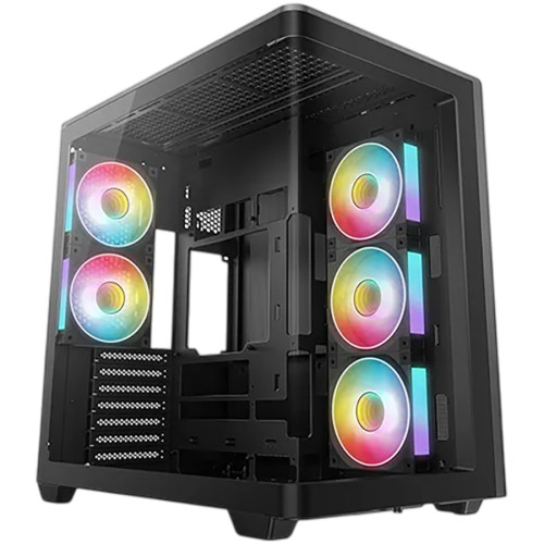Компютърна кутия DeepCool CG590U 5F Mid Tower - Черна