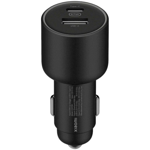Зарядно за кола Xiaomi BHR6814GL 67W USB-A + Type-C - Черно
