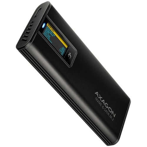 Кутия за SSD диск AXAGON EEM2-SD2B USB-C - Черна
