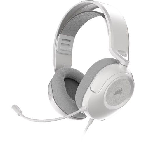 Геймърски слушалки Corsair HS35 Stereo V3 CA-9011400-WW - Бели детайлна снимка 1