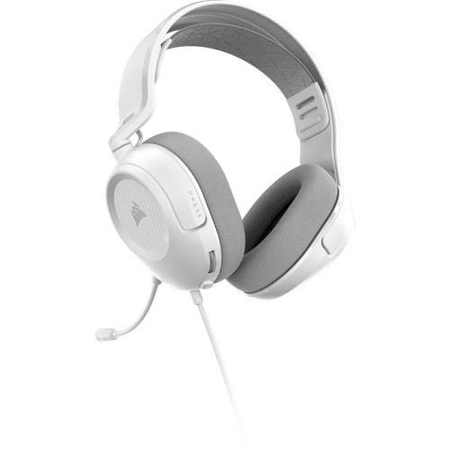 Геймърски слушалки Corsair HS35 Stereo V3 CA-9011400-WW - Бели детайлна снимка 2