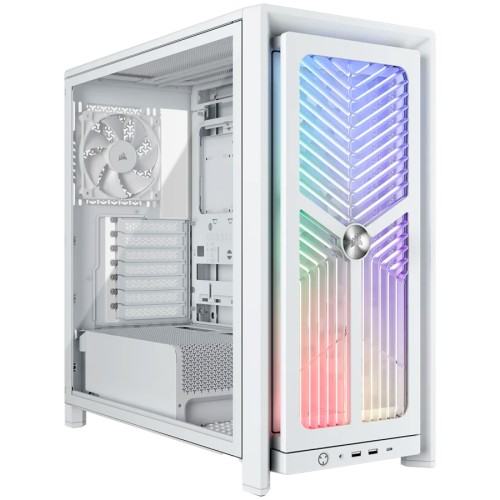 Компютърна кутия Corsair FRAME 4000X RS Mid-Tower - Бяла