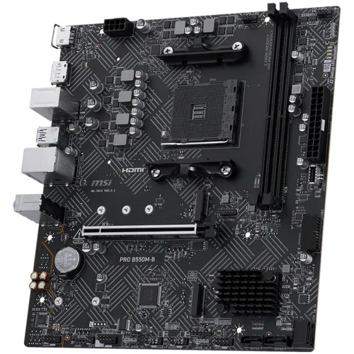 Дънна платка MSI PRO B550M-B  AM4 - DDR4 - Micro-ATX детайлна снимка 3