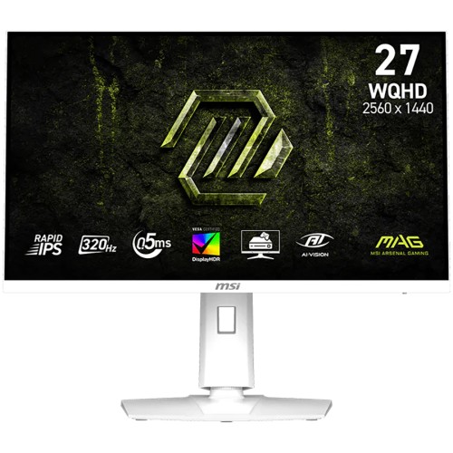 Галерия: Геймърски монитор MSI MAG 274QRFW X32 - 27 инча - 2560x1440 - IPS снимка 1 - TS-Computers.bg Геймърски монитор MSI MAG 274QRFW X32 - 27 инча - 2560x1440 - IPS детайлна снимка 1