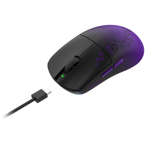 Галерия: Геймърска мишка LORGAR MSA21W Advanced - Безжична - Черна снимка 2 - TS-Computers.bg Геймърска мишка LORGAR MSA21W Advanced - Безжична - Черна детайлна снимка 2