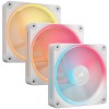 Вентилатори Corsair iCUE LINK LX120-R RGB - 3 броя - Бели
