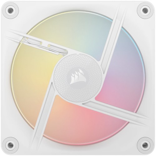 Вентилатори Corsair iCUE LINK LX120-R RGB - 3 броя - Бели детайлна снимка 2