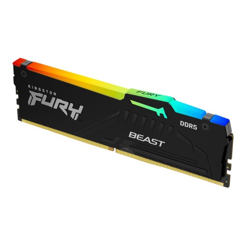 RAM памет Kingston FURY Beast RGB EXPO 16GB DDR5 6000MT/s CL30