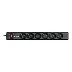 Разклонител EATON Protection Strip 6 DIN - Черен детайлна снимка 1