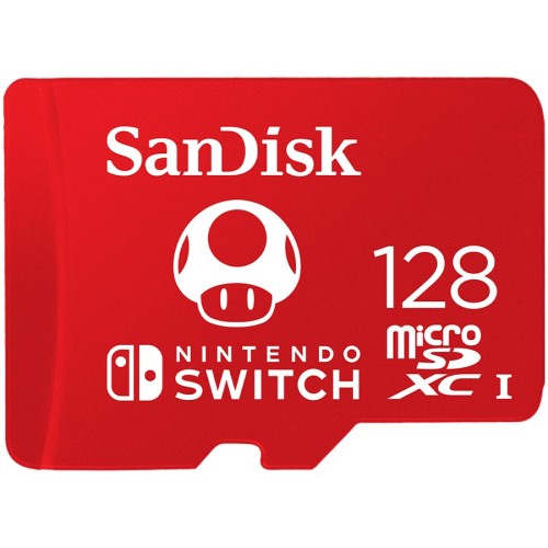  MicroSDXC карта памет SANDISK 128GB UHS-I - Nintendo Switch