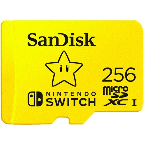 SDXC карта памет SanDisk 256GB за Nintendo Switch V30 U3 C10 A1 UHS-1