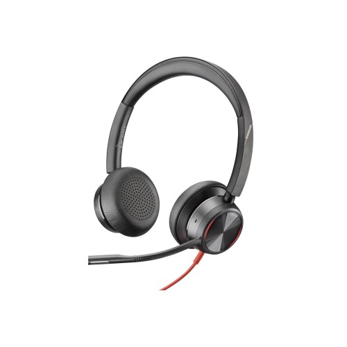 Слушалки HP Poly Blackwire 8225 - С кабел - Черни
