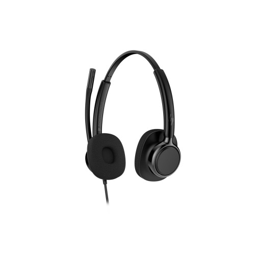 Слушалки HP Poly Mission 425 Stereo - С кабел - Черни