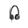 Слушалки HP Poly Mission 625 Stereo USB - С кабел - Черни