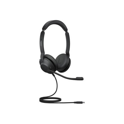 Галерия: Слушалки JABRA Evolve2 30 SE UC Stereo USB C/A - С кабел - Черни снимка 1 - TS-Computers.bg Слушалки JABRA Evolve2 30 SE UC Stereo USB C/A - С кабел - Черни детайлна снимка 1