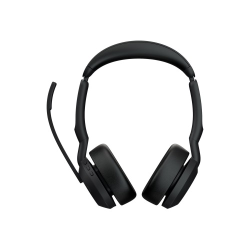 Bluetooth слушалки JABRA Evolve2 55 Link380c UC Stereo - Черни