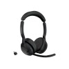 Bluetooth слушалки JABRA Evolve2 55 Link380c MS - Черни - изглед 2