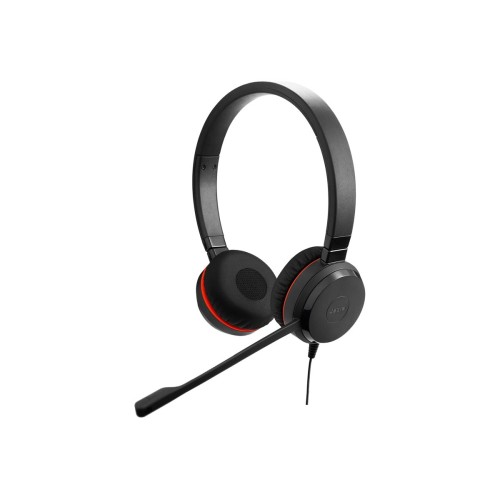 Галерия: Слушалки JABRA Evolve 20 SE USB C/A - С кабел - Черни снимка 1 - TS-Computers.bg Слушалки JABRA Evolve 20 SE USB C/A - С кабел - Черни детайлна снимка 1
