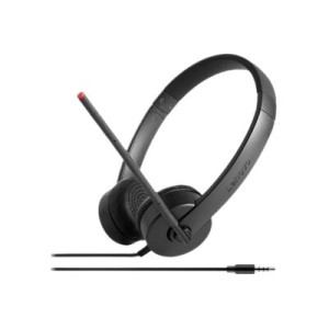 Слушалки Lenovo Essential Stereo Analog - С кабел - Черни