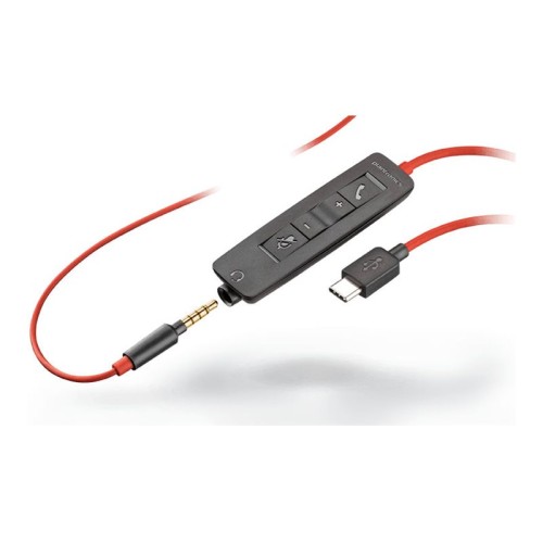Слушалки HP Poly Blackwire 3225 USB-C - Черни детайлна снимка 3