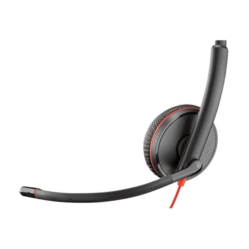Слушалки HP Poly Blackwire 3225 USB-C - Черни детайлна снимка 2