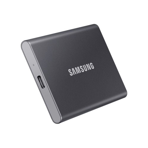 Външен SSD диск Samsung T7 2TB USB 3.2 Gen 2 - Тъмно сив детайлна снимка 3